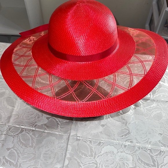 SUMMER HAT WITH BACK RIBBON - Picture 4 of 7